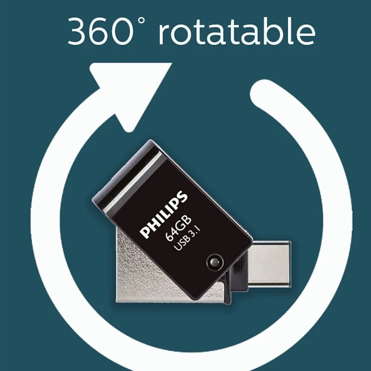 Phılıps 64Gb Usb3.1 Type-C 100/150 Mb/S Fm64Dc152B/00