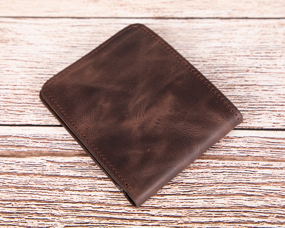 Pi̇er Deri̇ Erkek Cüzdan Acı Kahve