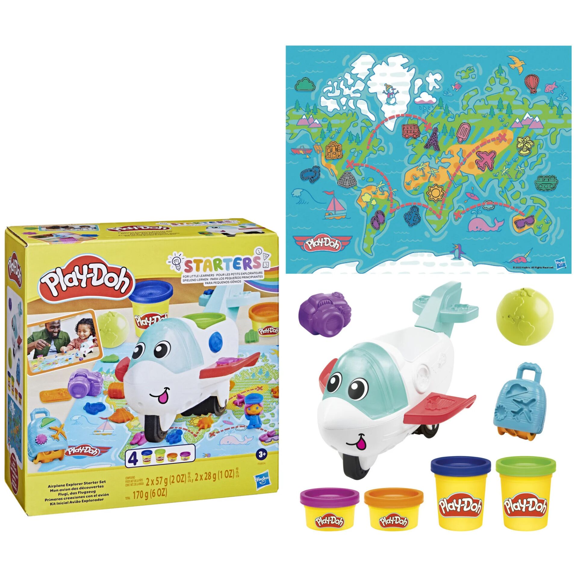 Play Doh Starters Eğlenceli̇ Uçak Oyunu F8804
