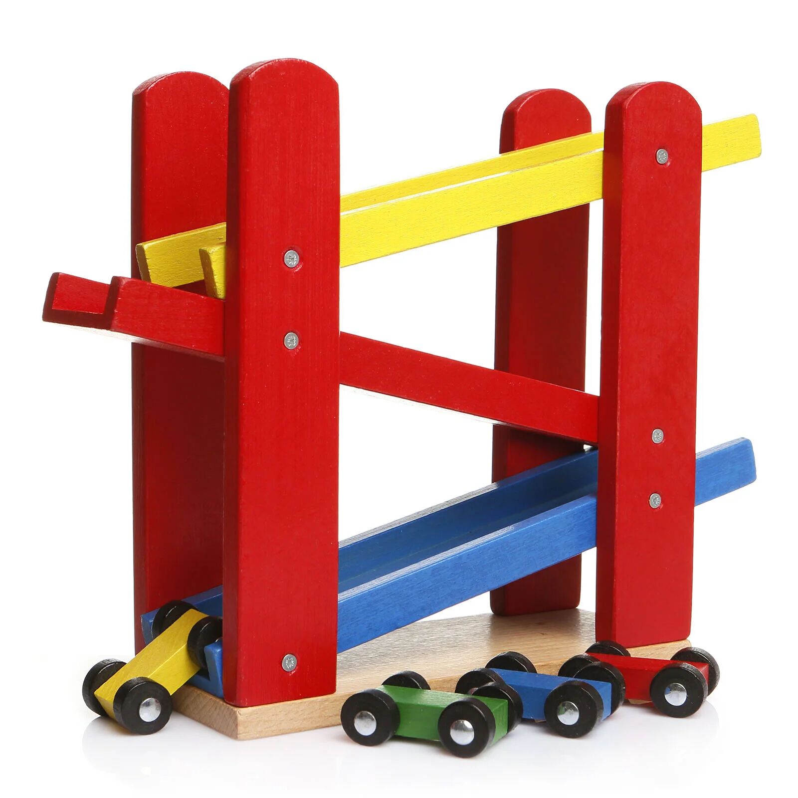 Play Wood Ahşap Otopark 5 Araba İlaveli̇ 382