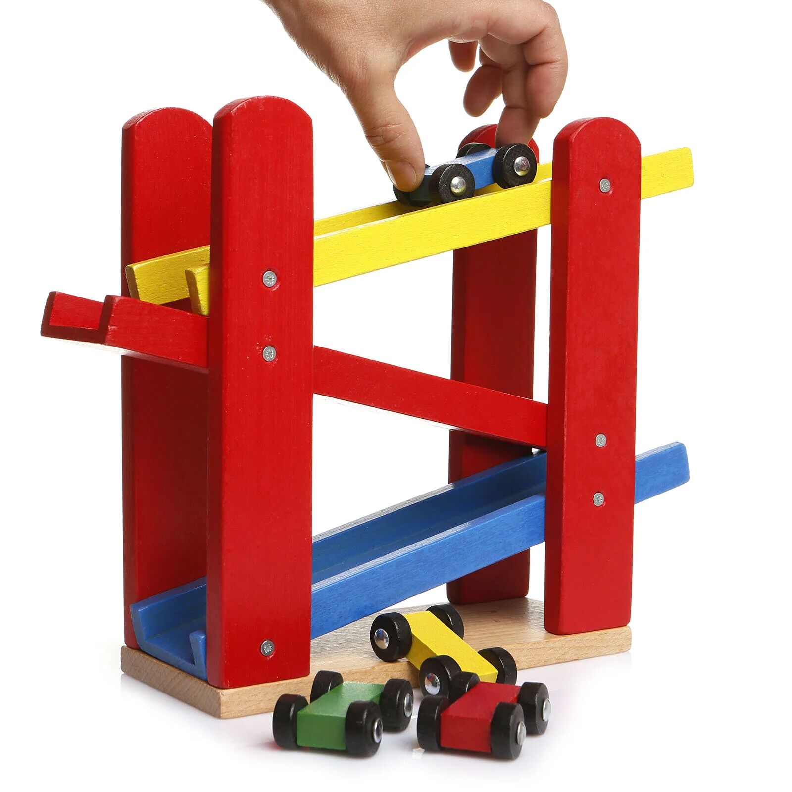 Play Wood Ahşap Otopark 5 Araba İlaveli̇ 382