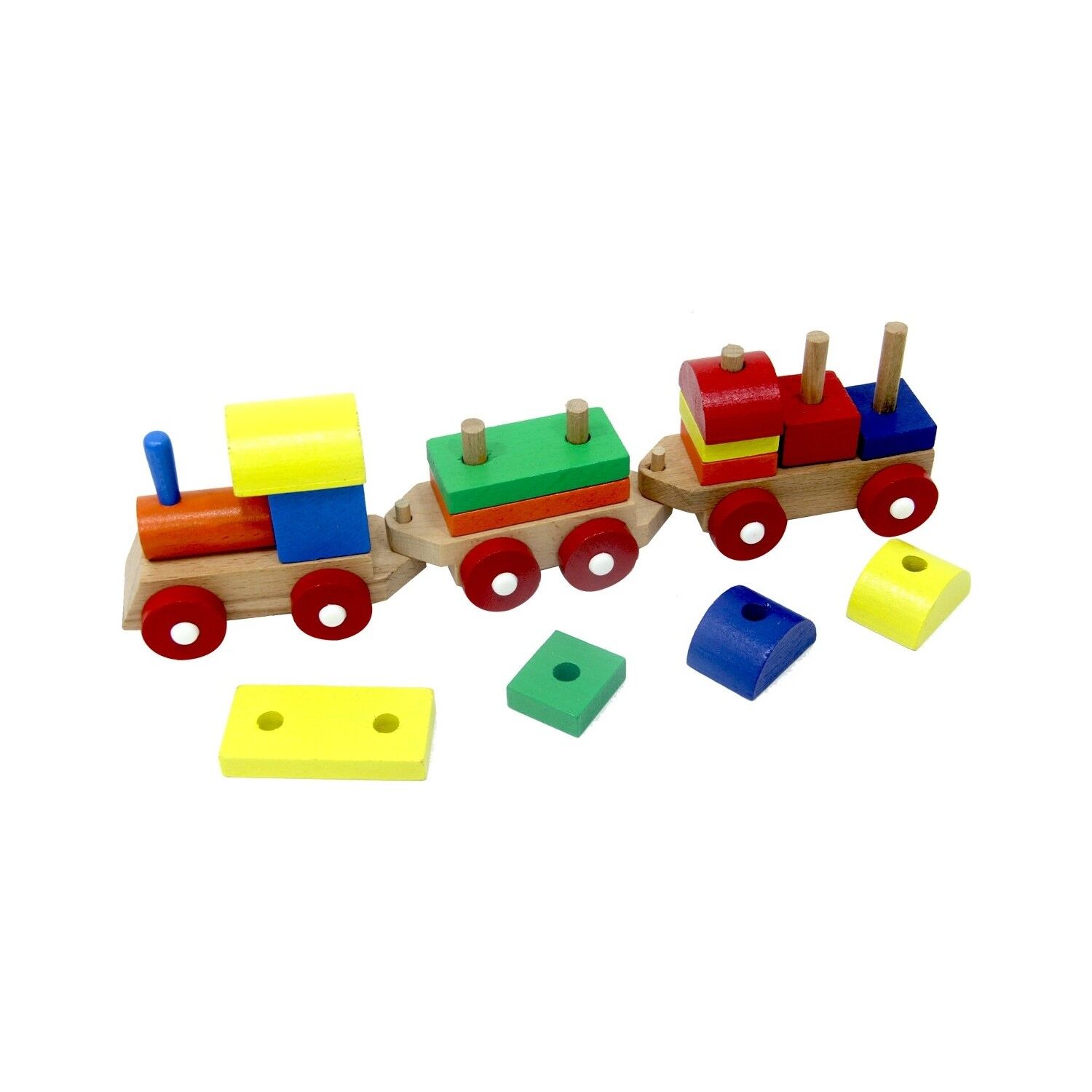 Play Wood Eği̇ti̇ci̇ Ahşap Bloklu Bultak Tren 351