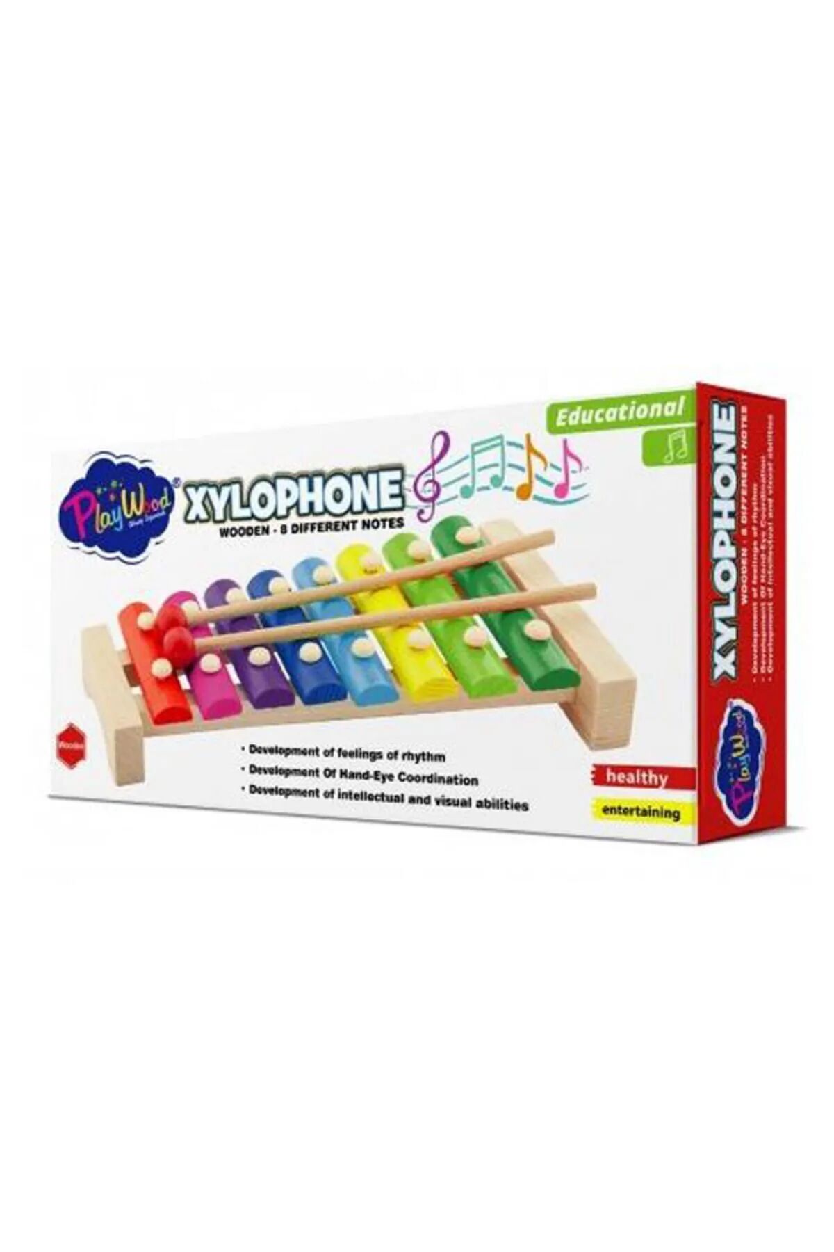 Playwood Ahşap 8 Farklı Notalı Ksi̇lofon 405