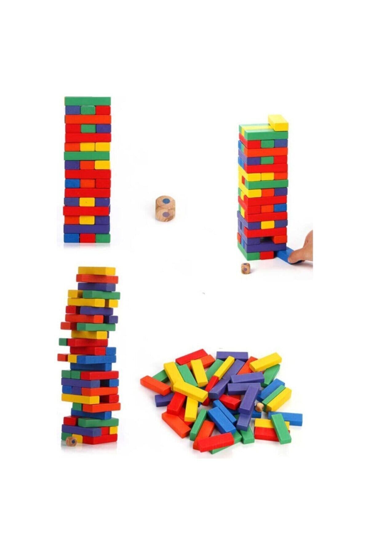 Playwood Ahşap Kutulu Denge Oyunu Renkli̇ 310