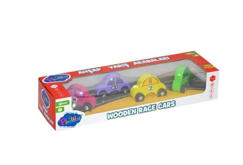 Playwood Ahşap Yarış Arabaları 380