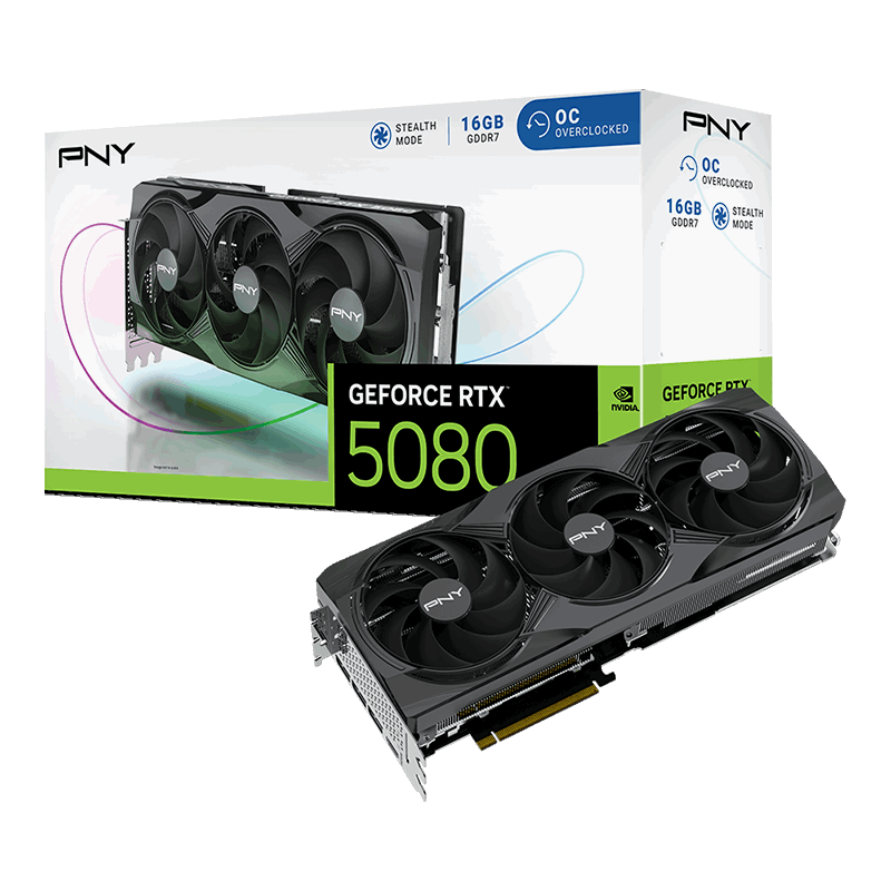 Pny Rtx 5080 16Gb Gddr7 256Bi̇t Ekran Kartı (Vcg508016Tfxpb1-O)