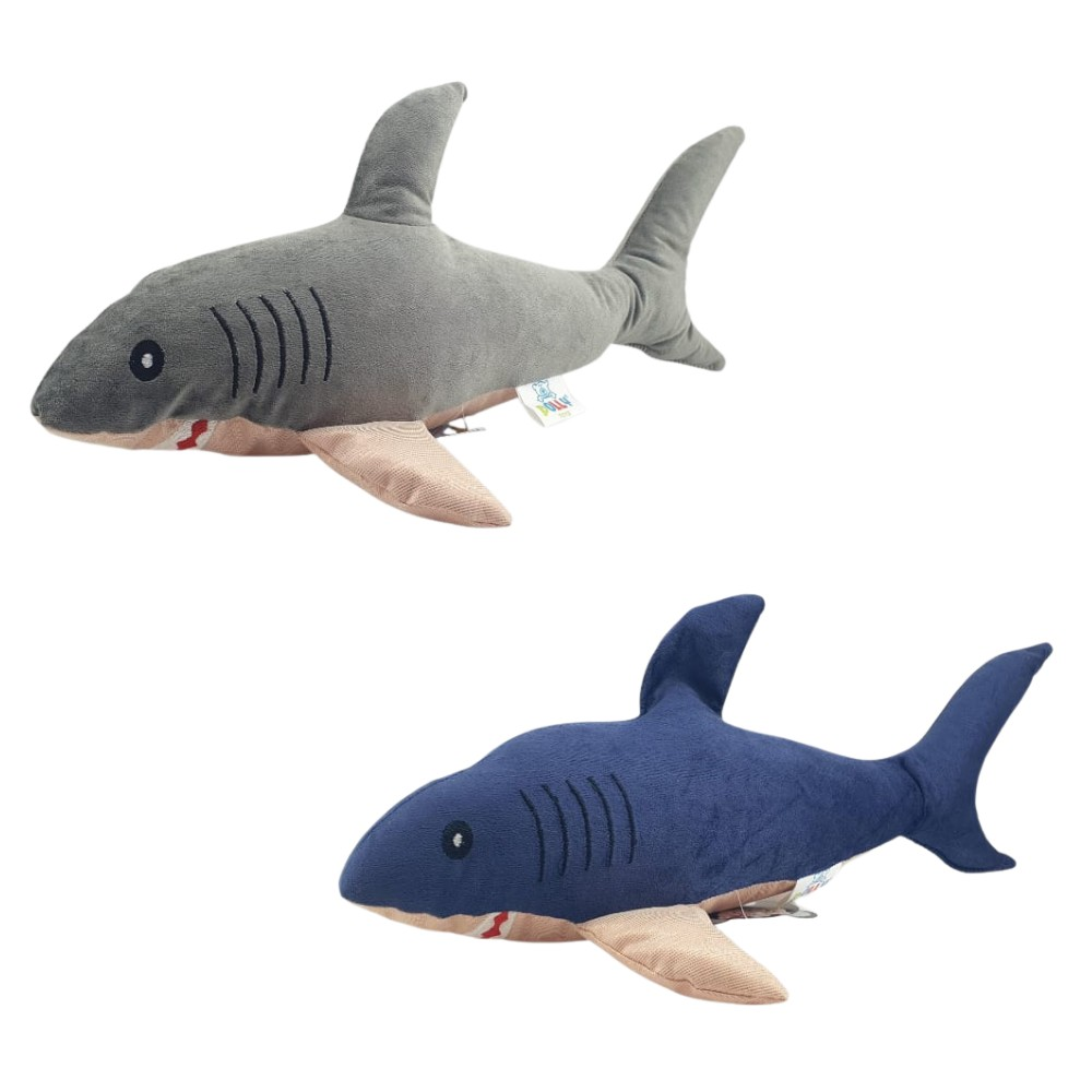 Pol-1002 - Peluş Köpek Balığı 45Cm 2Ast