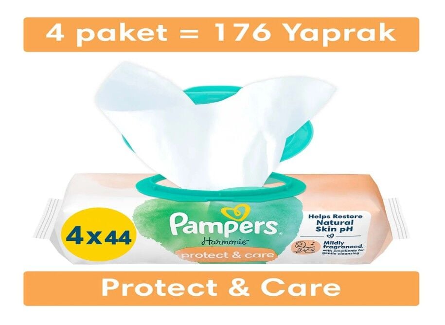 Pri̇ma Protect & Care Islak Havlu Mendi̇l 4 Lü 176 Yaprak