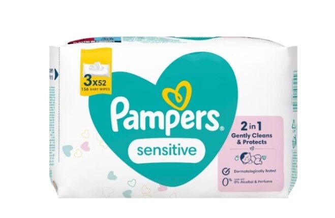 Pri̇ma Sensi̇ti̇ve Islak Havlu Mendi̇l 3 Lü 156 Yaprak