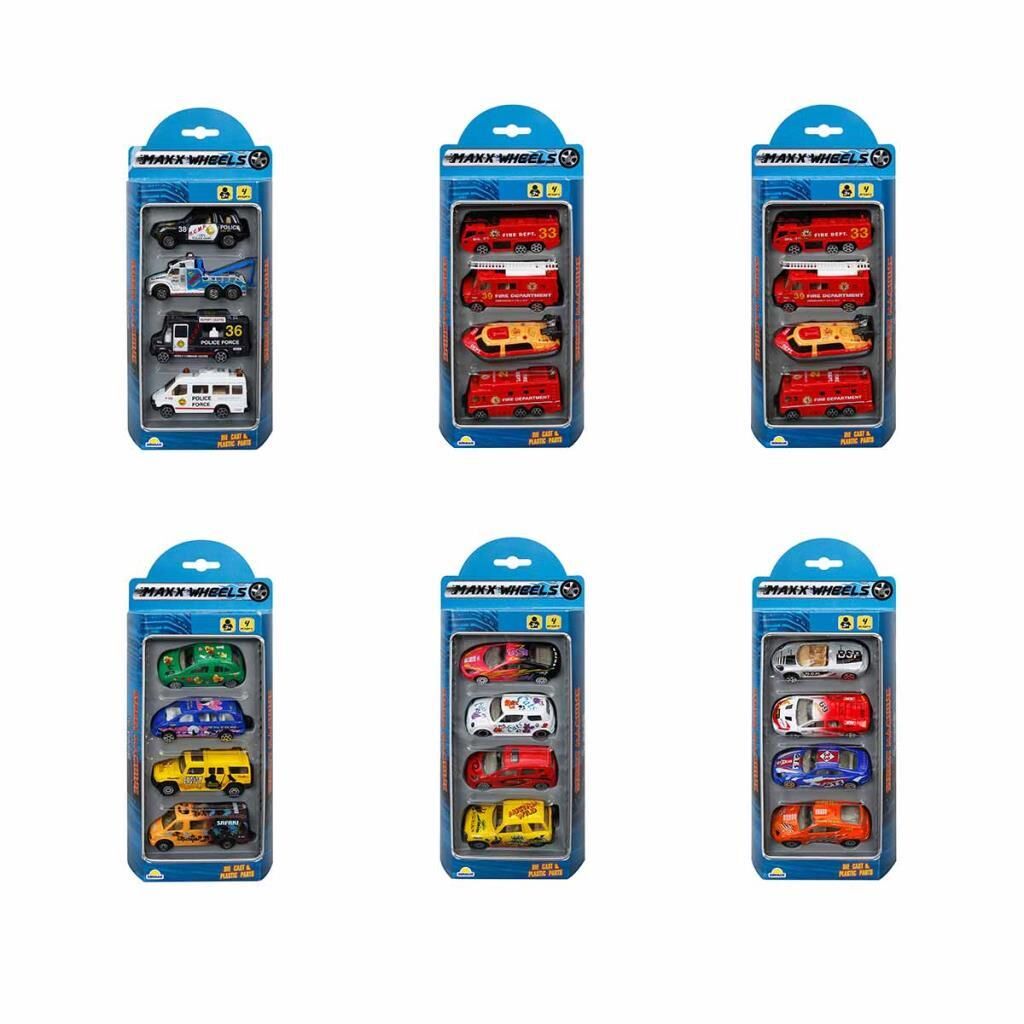 Pt-2050 - Maxx Wheels 4Lu Arac Setı 6Ast