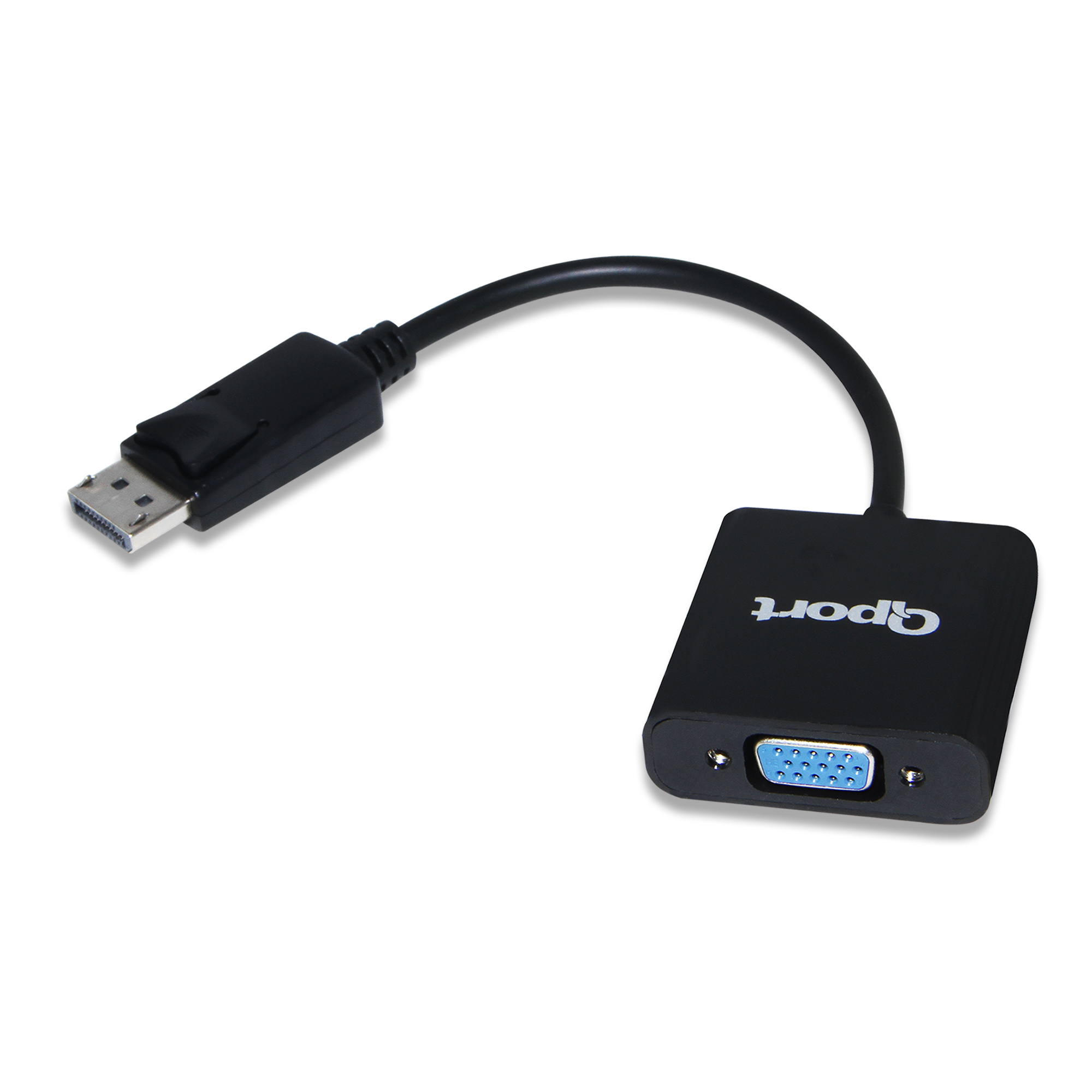 Qport Q-Dp-Vga Dp To Vga Çevi̇ri̇ci̇