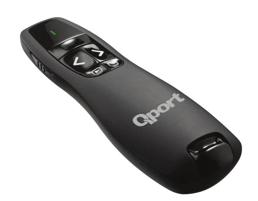 Qport Q-Sun400 2.4 Ghz Usb Kırmızı Lazerli̇ Sunum Kumandası - Presenter