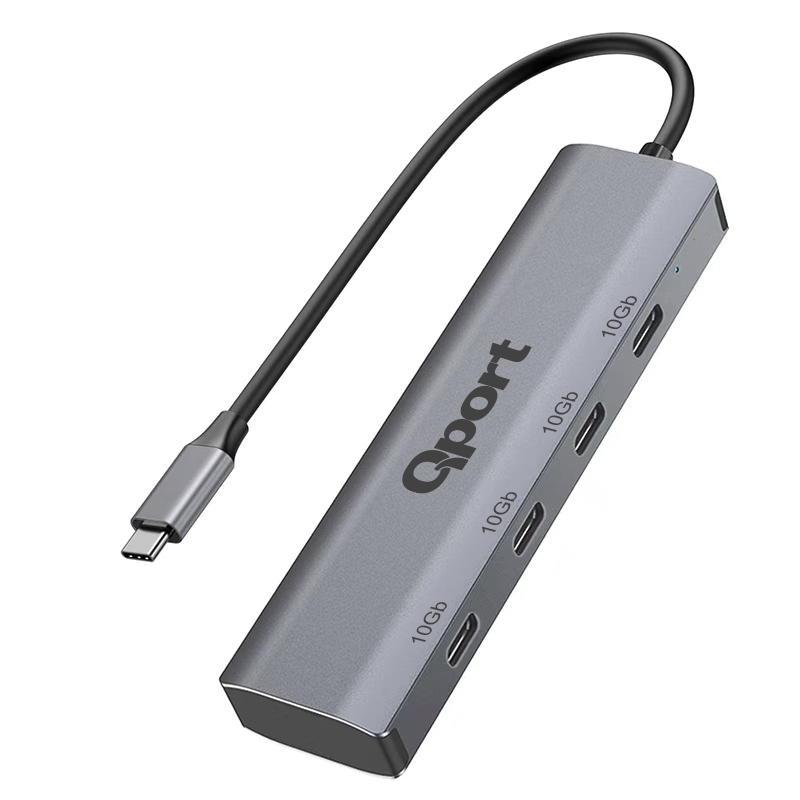Qport Q-Tuc06 Type-C To 4 Port Type-C Coklayıcı