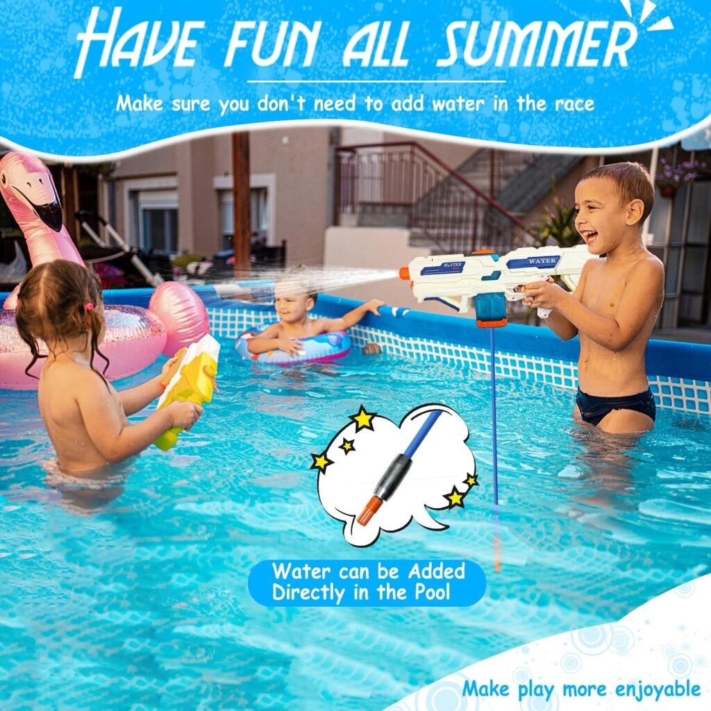 Qs811-213 Şarjlı Su Tabancası 8 Metre 600 Ml