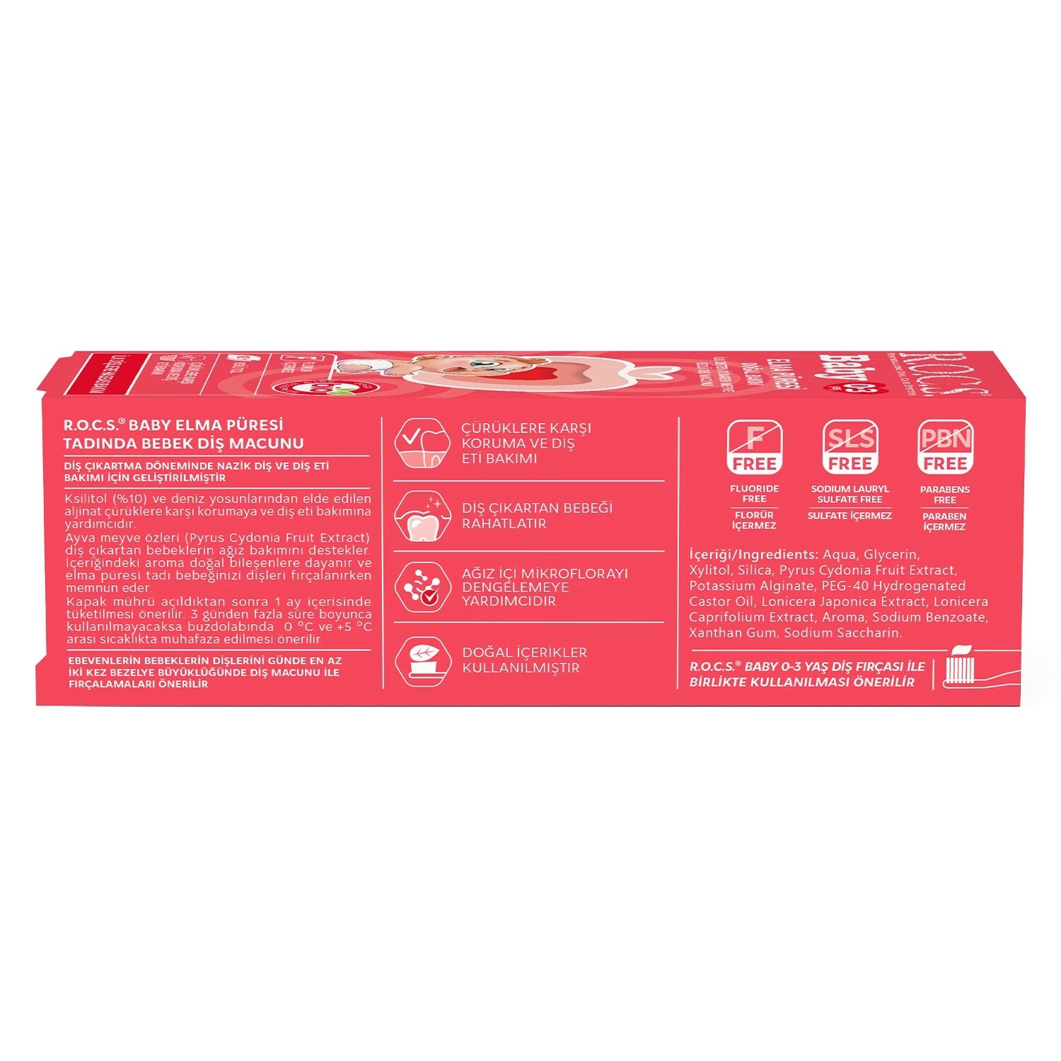 R.o.c.s.baby Di̇ş Macunu 35Ml 0-3 Yaş Elma