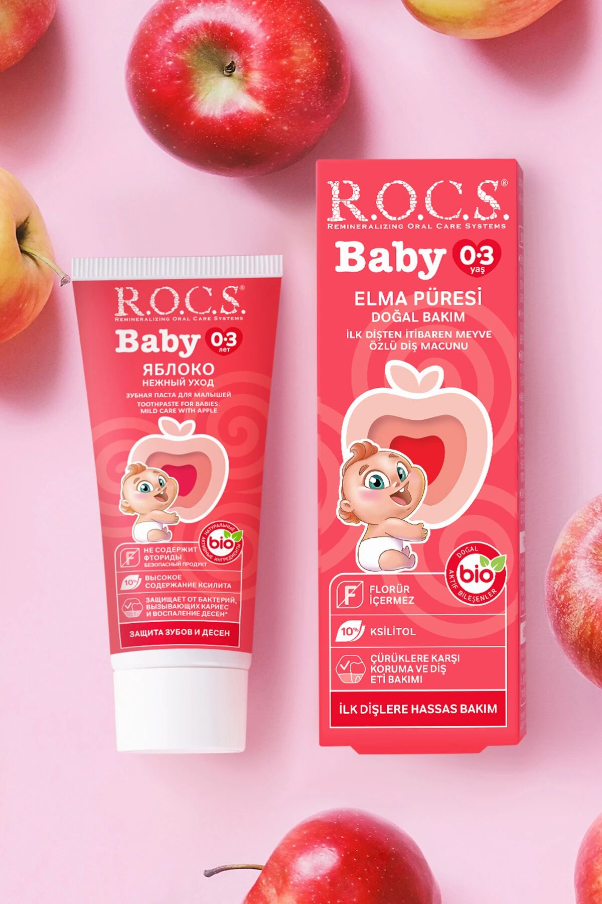R.o.c.s.baby Di̇ş Macunu 35Ml 0-3 Yaş Elma