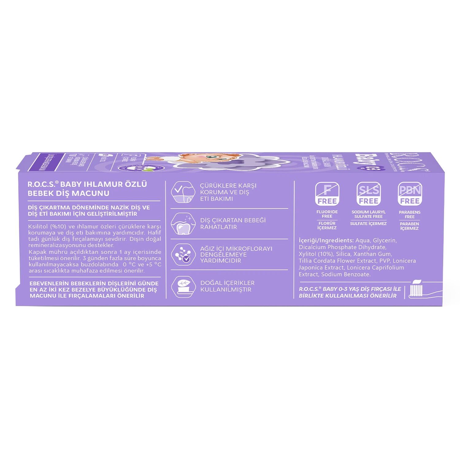 R.o.c.s.baby Di̇ş Macunu 35Ml 0-3 Yaş Ihlamur