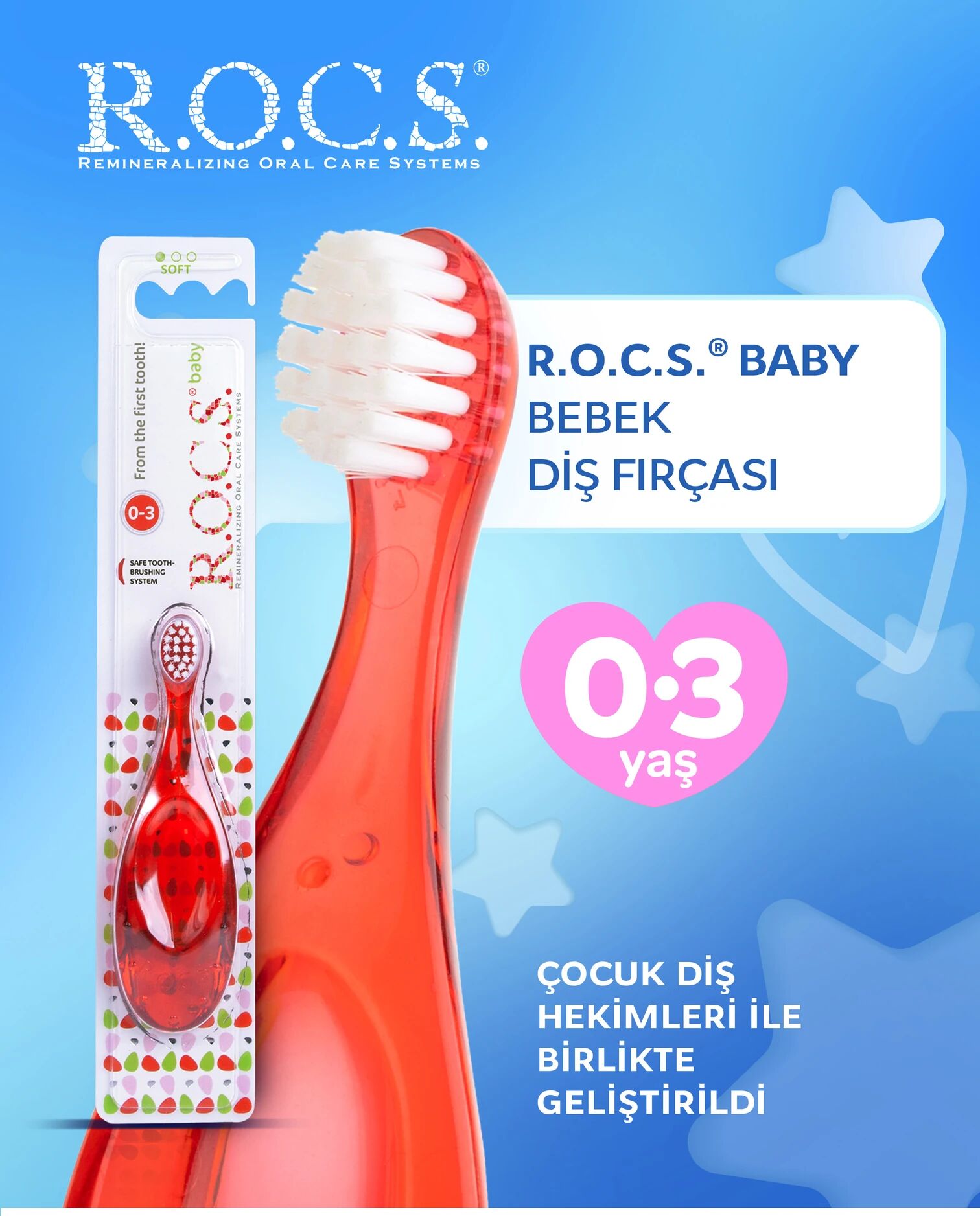 R.o.c.s.baby Ekstra Soft Di̇ş Fırçası 0-3 Yaş