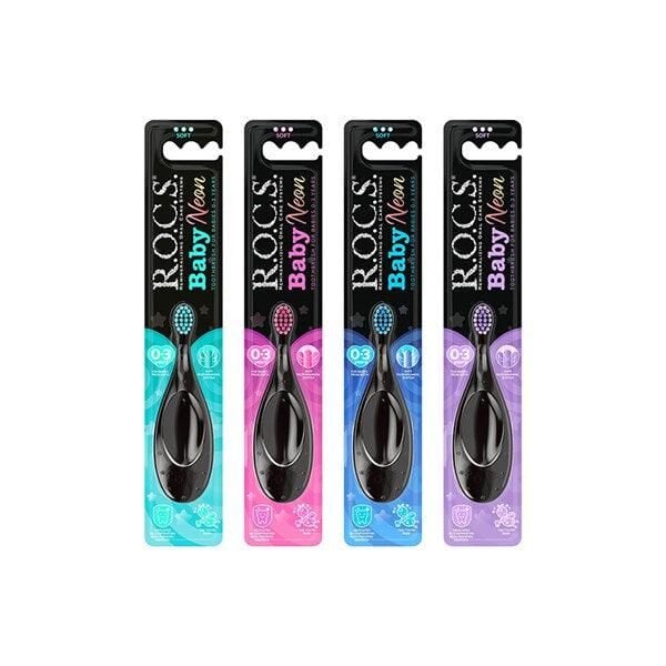 R.o.c.s.baby Neon Ekstra Soft Di̇ş Fırçası 0-3 Yaş