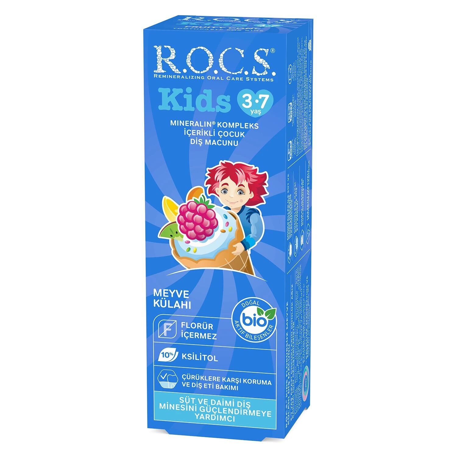 R.o.c.s.ki̇ds Di̇ş Macunu 35 Ml 3-7 Yaş Meyve Külahı