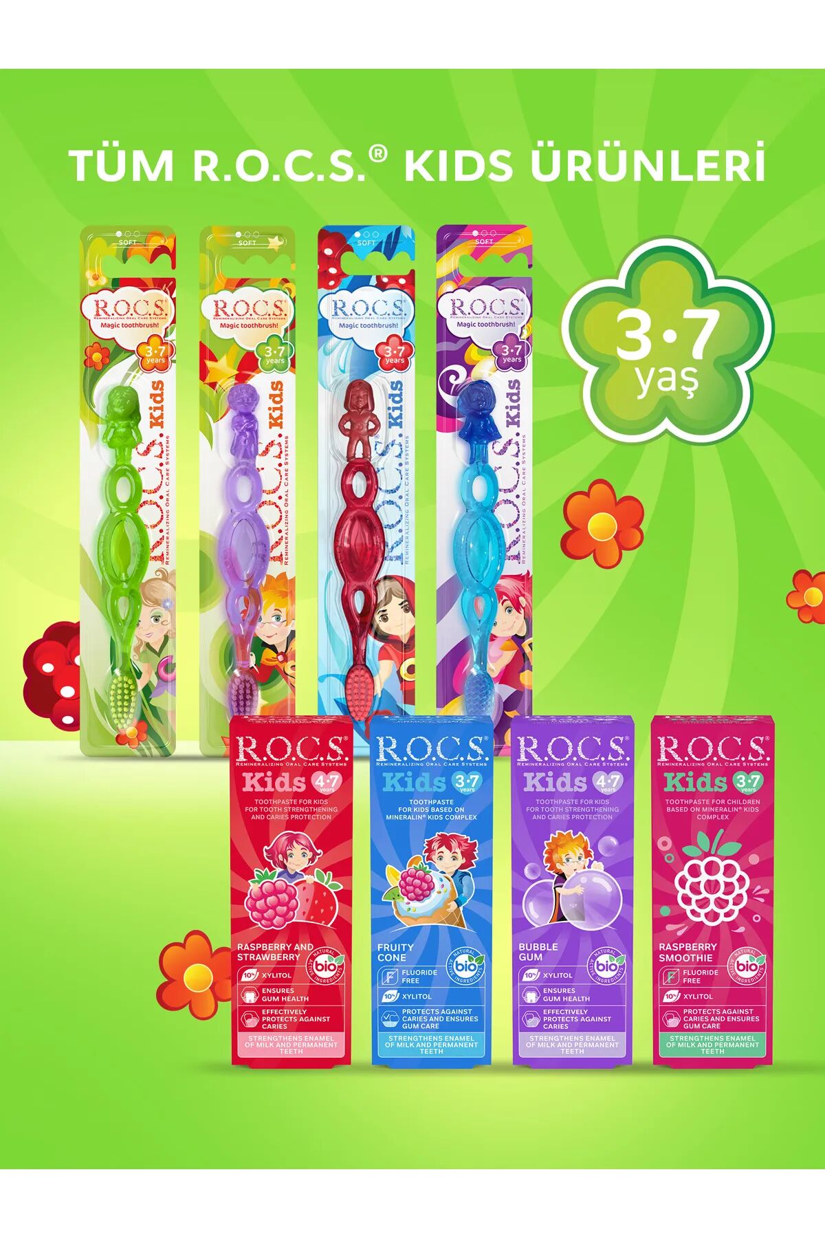 R.o.c.s.ki̇ds Ekstra Soft Di̇ş Fırçası 3-7 Yaş