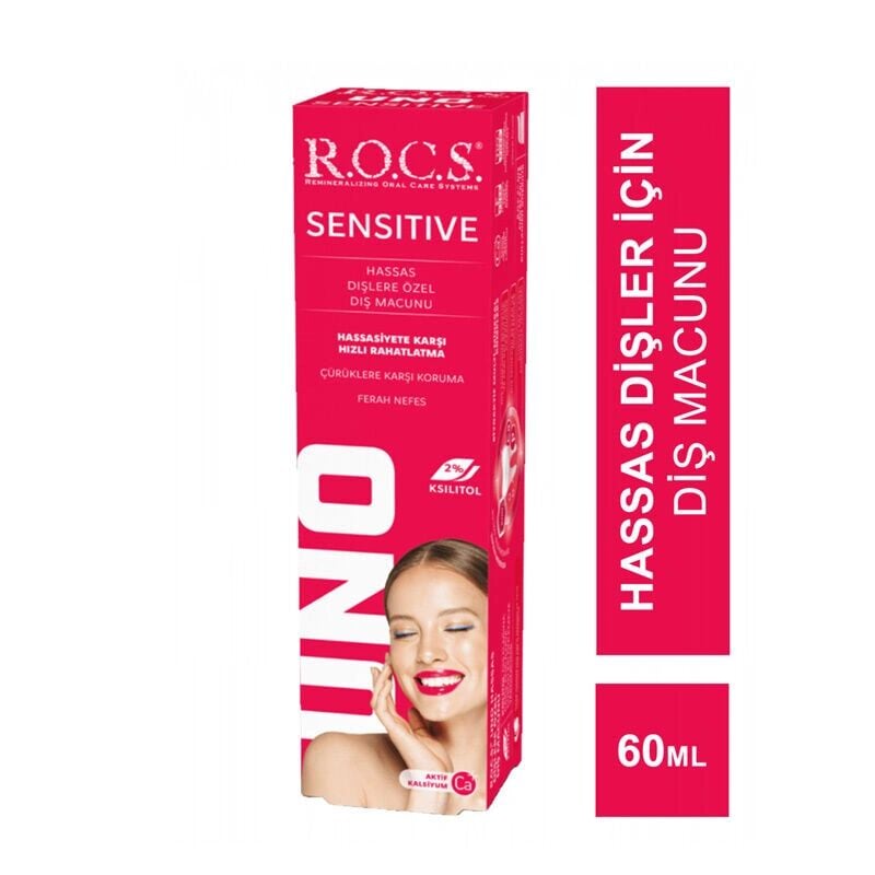 R.o.c.s.uno Sensi̇ti̇ve Hassas Di̇şlere &Ouml;zel Di̇ş Macunu 60 Ml