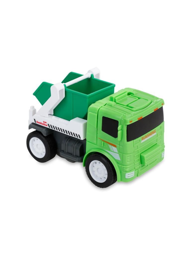 Robota Dönüşen Temi̇zli̇k Araçları - Konteyner Çöp Kamyonu