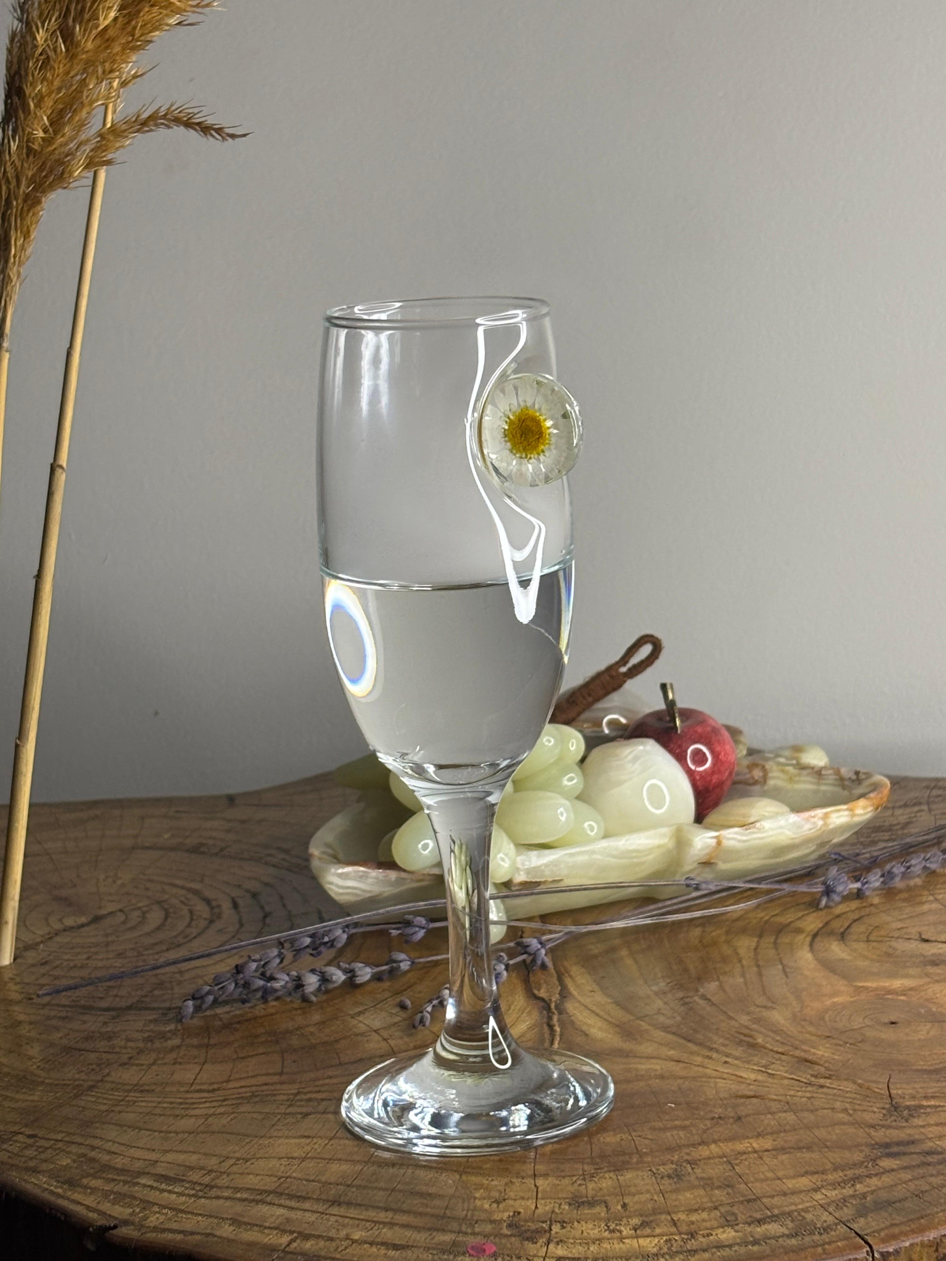 Şampanya Kadehi̇ Papatya Fi̇gürlü 2 Li̇