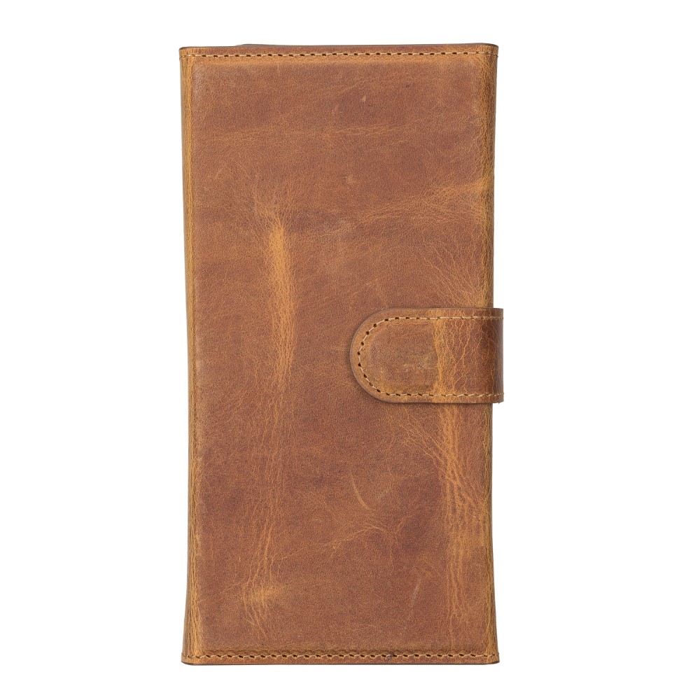 Samsung Galaxy S22 Plus Uyumlu Deri̇ Cüzdanlı Kılıf Santa G19