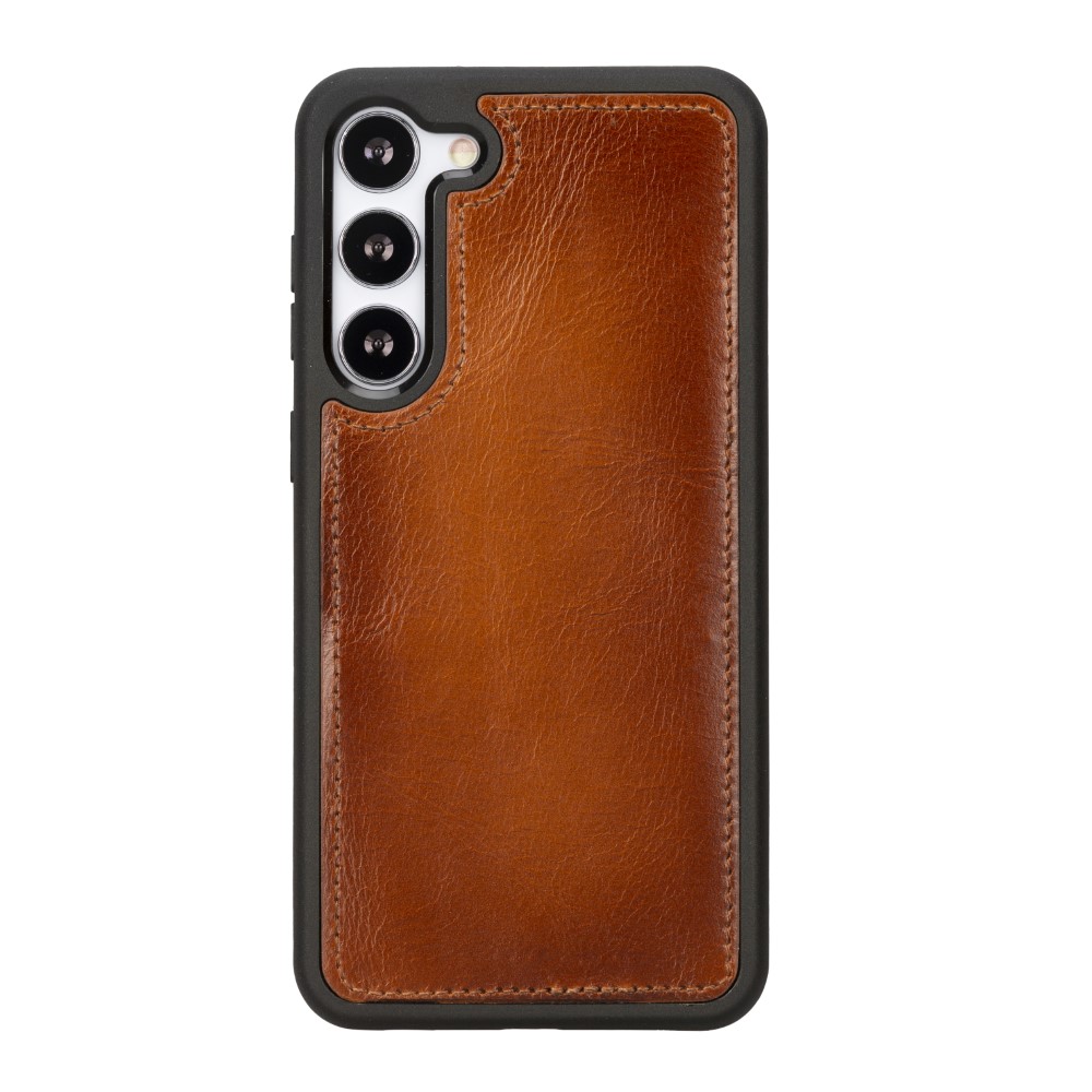 Samsung Galaxy S23 Plus Uyumlu Deri̇ Cüzdanlı Kılıf Rst2Ef Taba