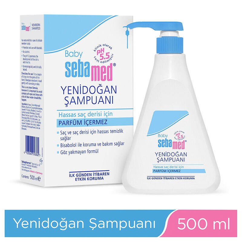 Sebamed Baby Yeni̇doğan Bebek Şampuanı 500 Ml