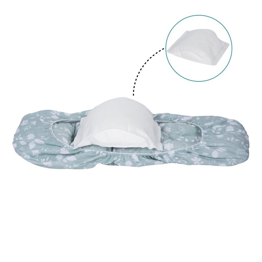 Sevi̇ Bebe Bel Destekli̇ Ana Kucağı Örtüsü Art-61 Yaprak Desen