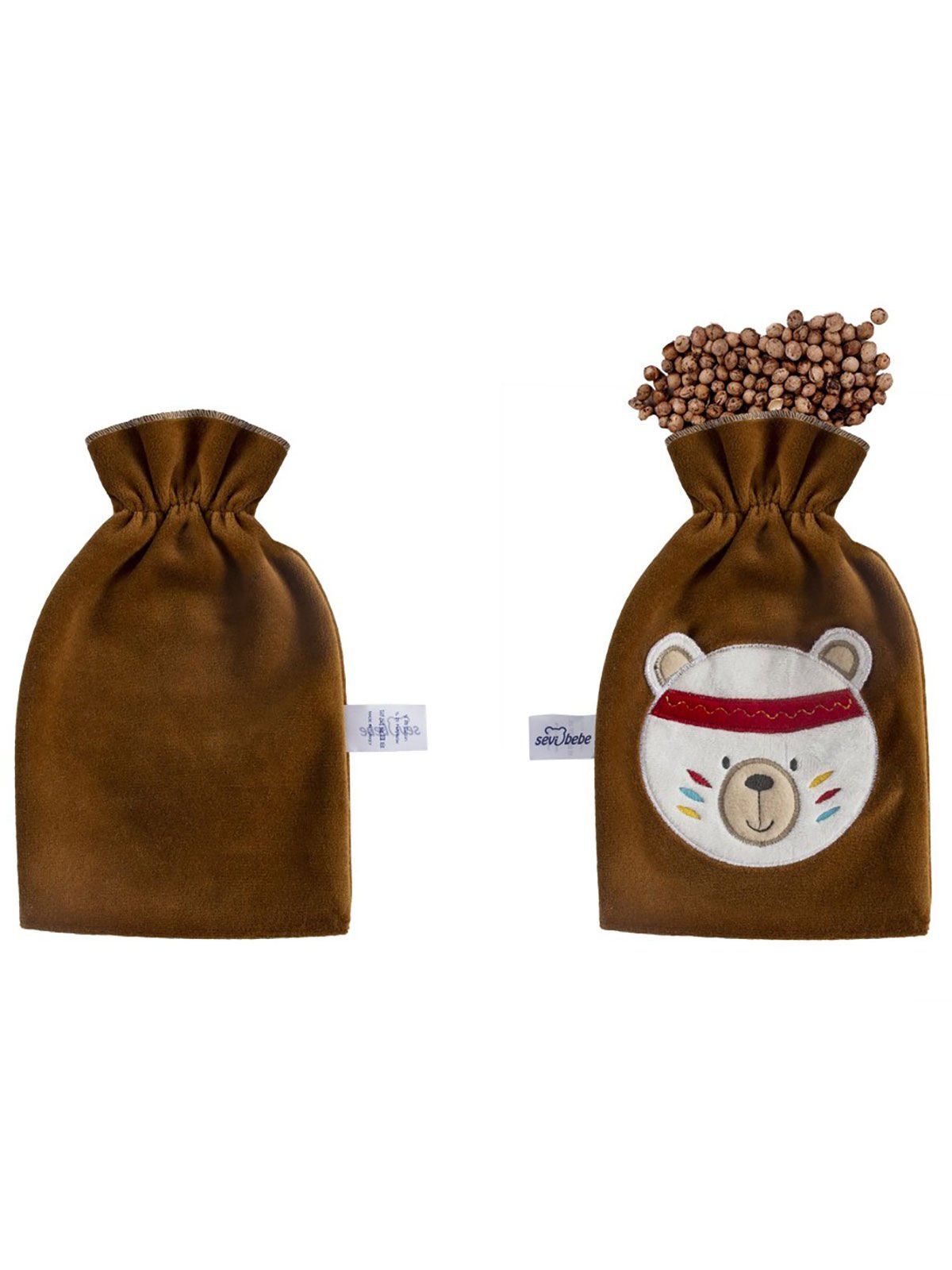 Sevi̇ Bebe Gaz Gi̇deri̇ci̇ Ki̇raz Çeki̇rdekli̇ Mi̇nder Art-687 Kahve