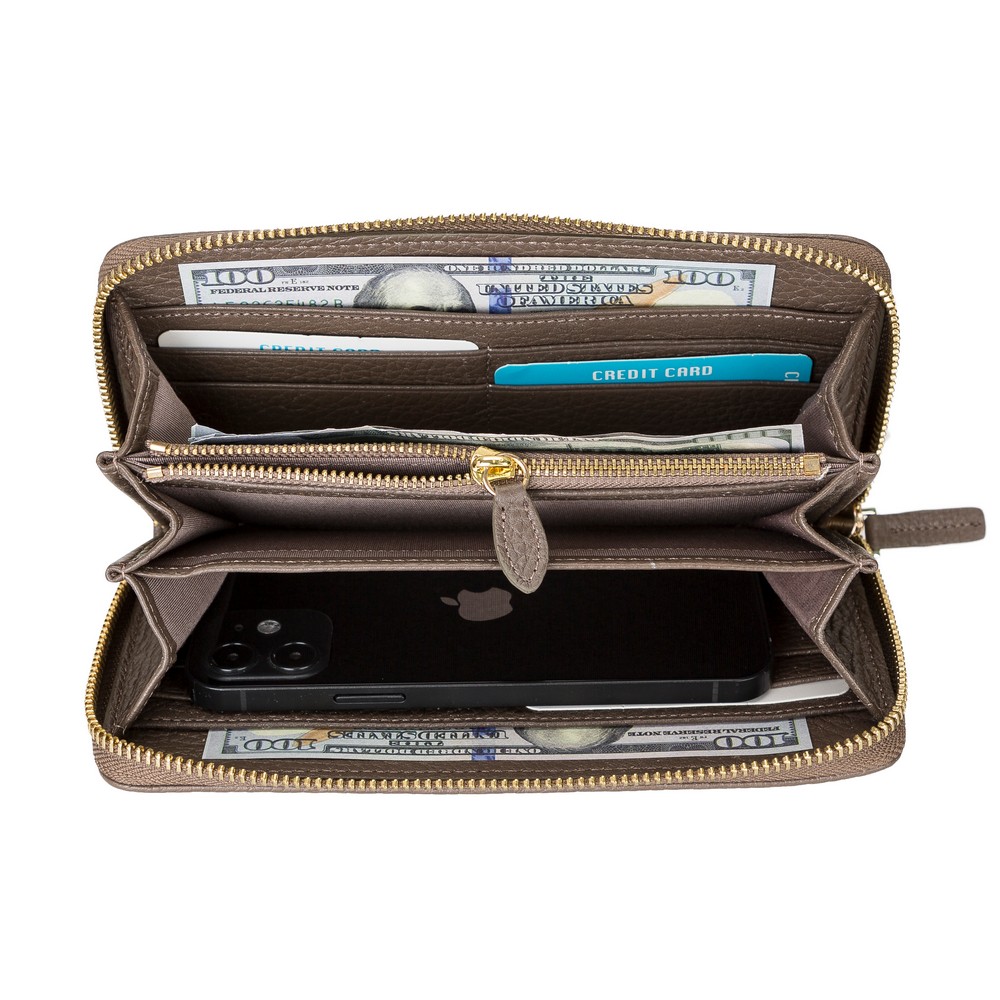 Sevi̇lle Deri̇ Kadın Cüzdan Flb6 Vi̇zon