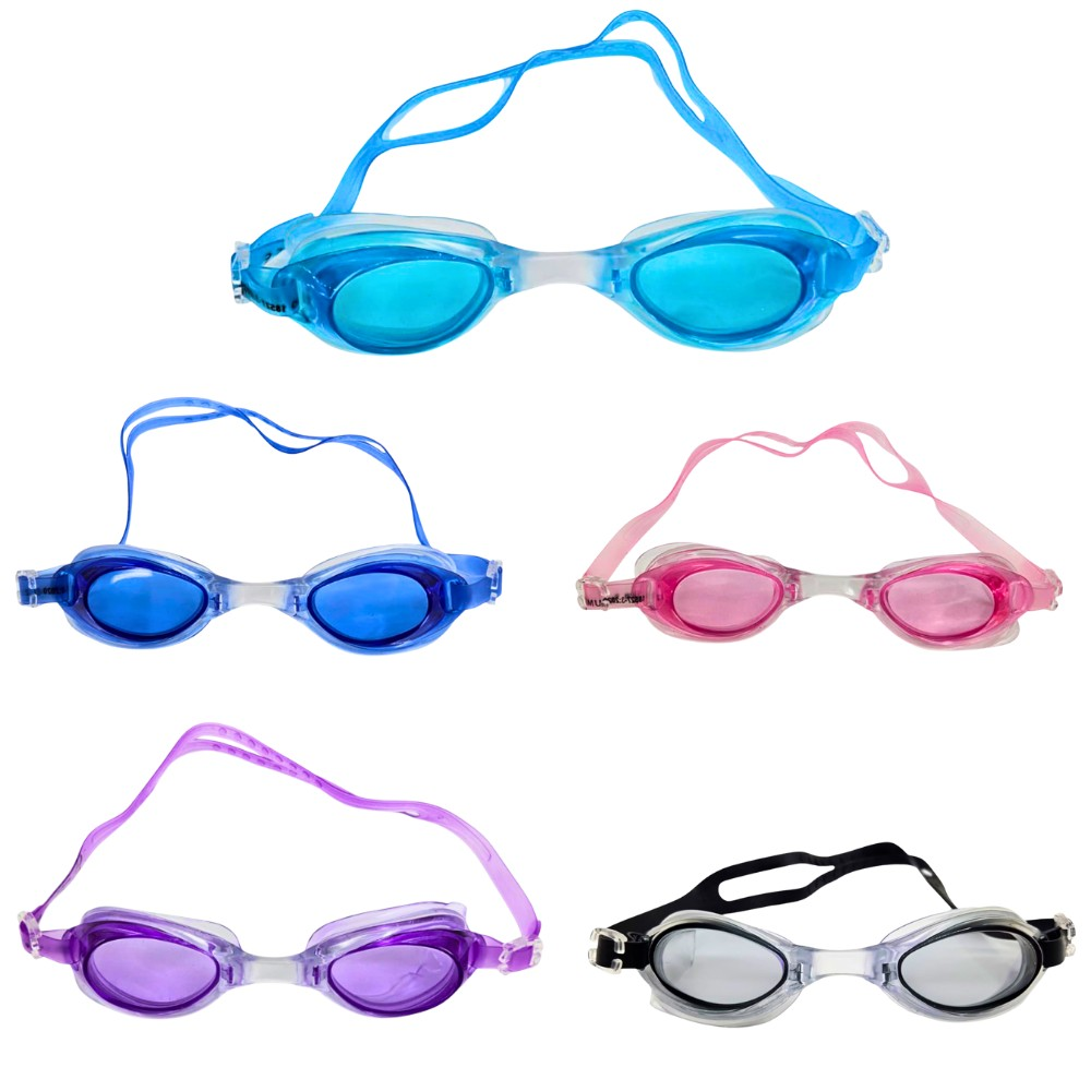 Si̇li̇kon Yüzücü Gözlüğü Şeffaf Taşıma Çantalı + Kulaklık Hedi̇ye - Rh7100