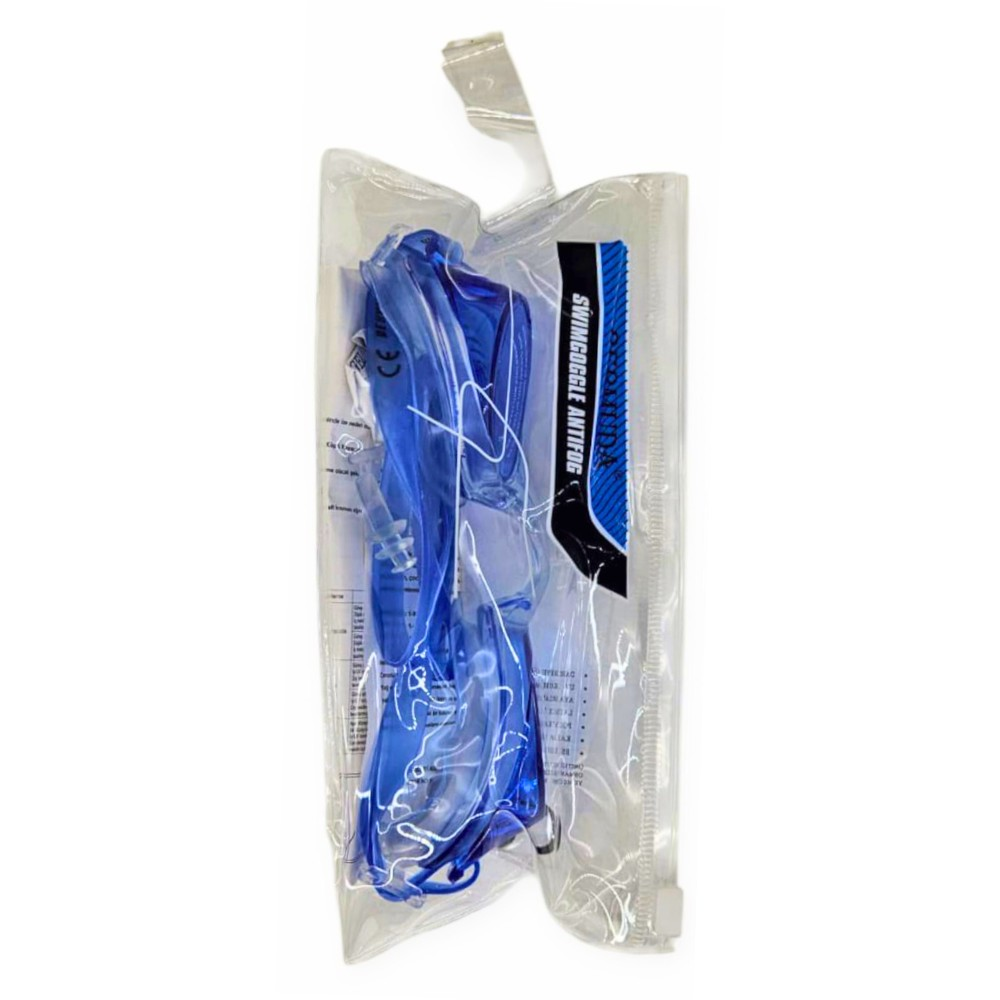 Si̇li̇kon Yüzücü Gözlüğü Şeffaf Taşıma Çantalı + Kulaklık Hedi̇ye - Rh7100