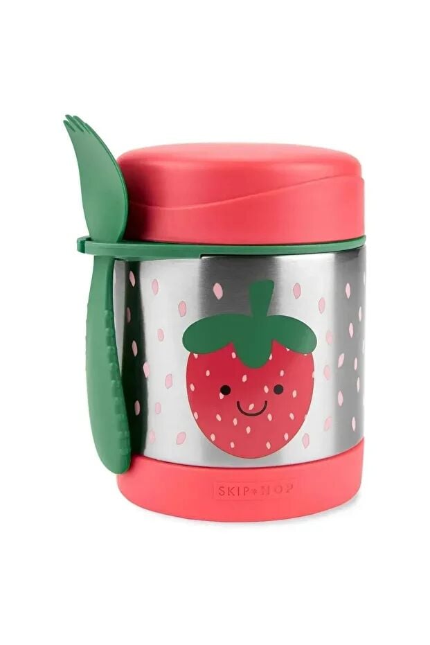 Ski̇p Hop Zoo Paslanmaz Çeli̇k Termos 325 Ml Çi̇lek