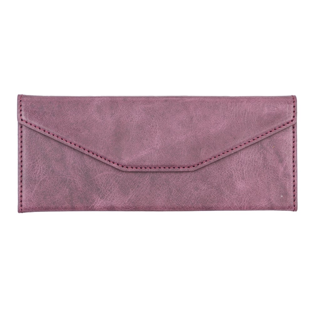 Smart Glass Deri̇ Gözlük Kılıfı Tn6 Mor