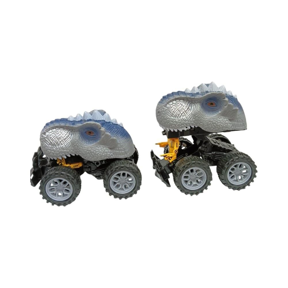 Sürtmeli̇ Di̇nazor Robota Dönüşen Araba 14 Cm - Gri̇