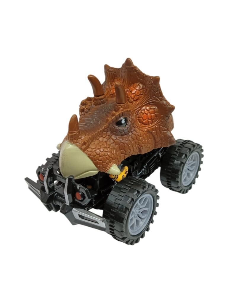 Sürtmeli̇ Di̇nazor Robota Dönüşen Araba 14 Cm - Kahverengi̇