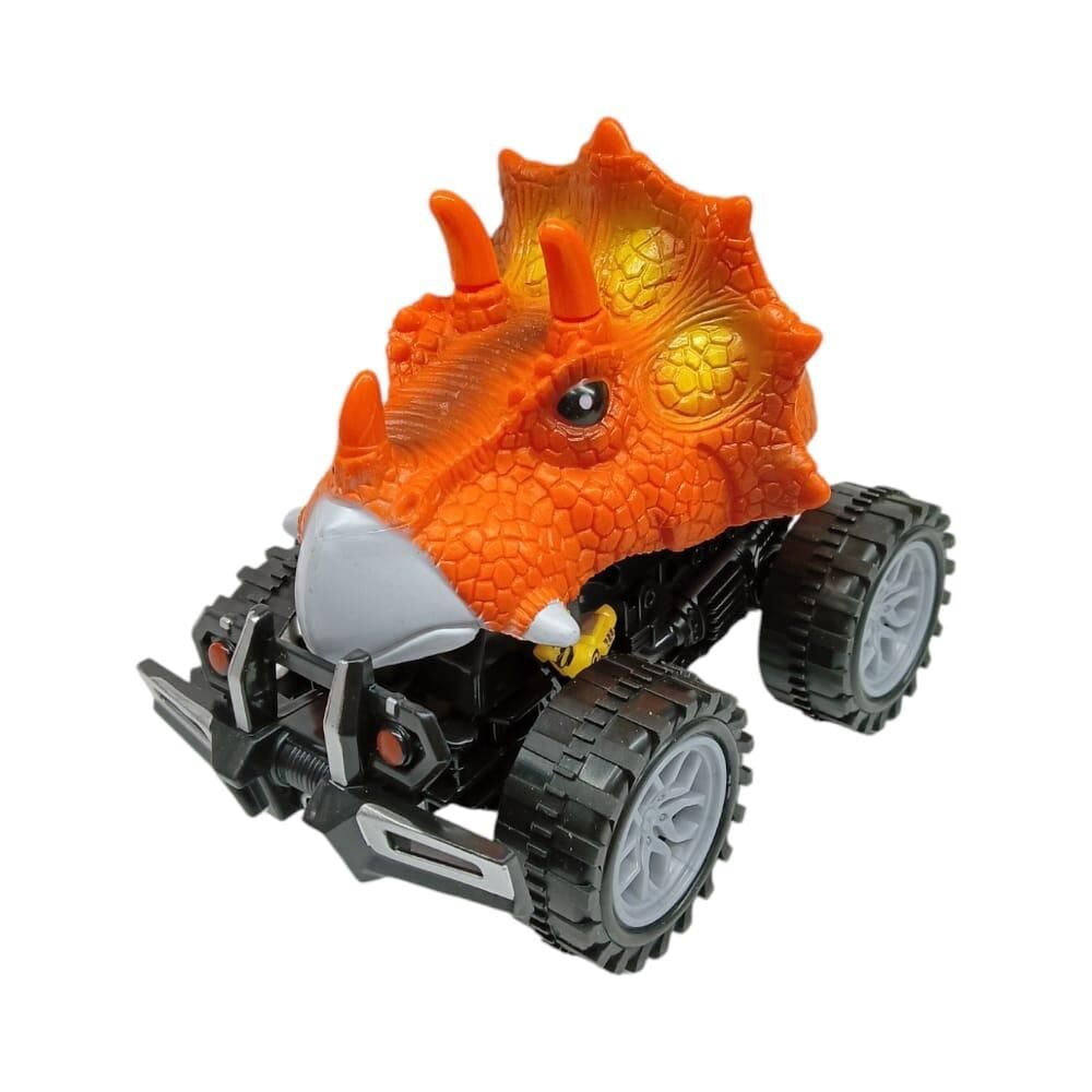 Sürtmeli̇ Di̇nazor Robota Dönüşen Araba 14 Cm - Turuncu