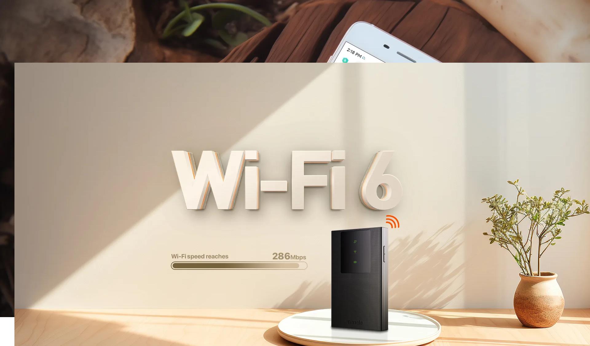 Tenda Mf3 3G/4G Lte Wi̇fi̇6 Usb-C Modem