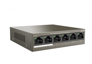 Tenda Tef1106P-4-63W 6Port 10/100 Yöneti̇lemez Poe Swıtch