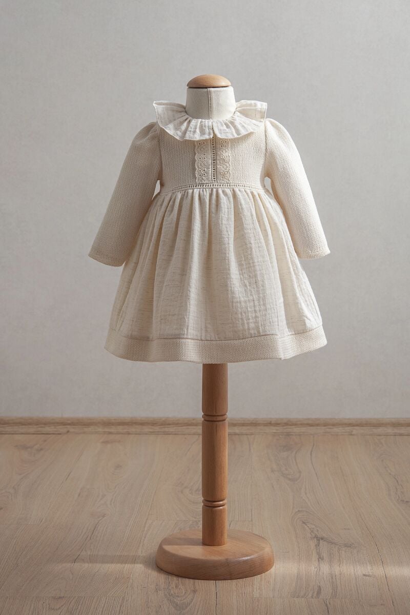 Tongs Baby Bebek Elbi̇se 3899 Ekru