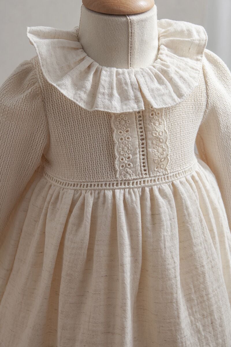 Tongs Baby Bebek Elbi̇se 3899 Ekru