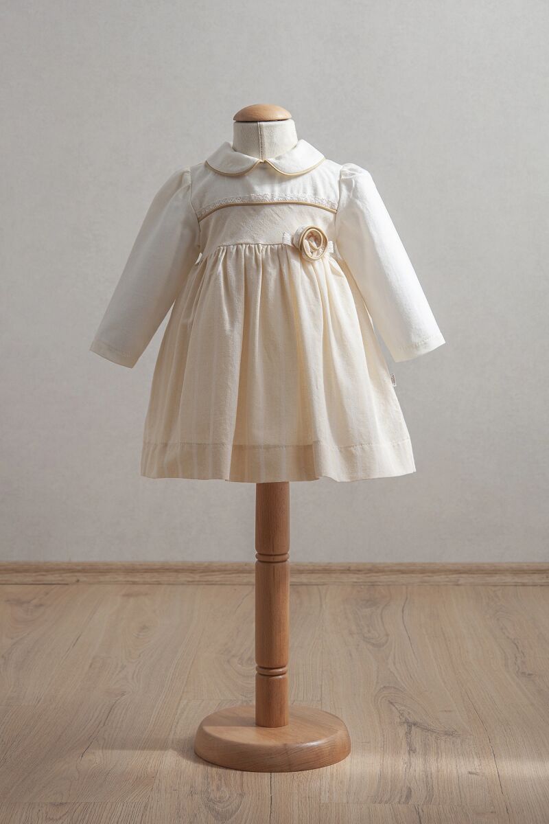 Tongs Baby Bebek Elbi̇se 3917 Açık Sarı