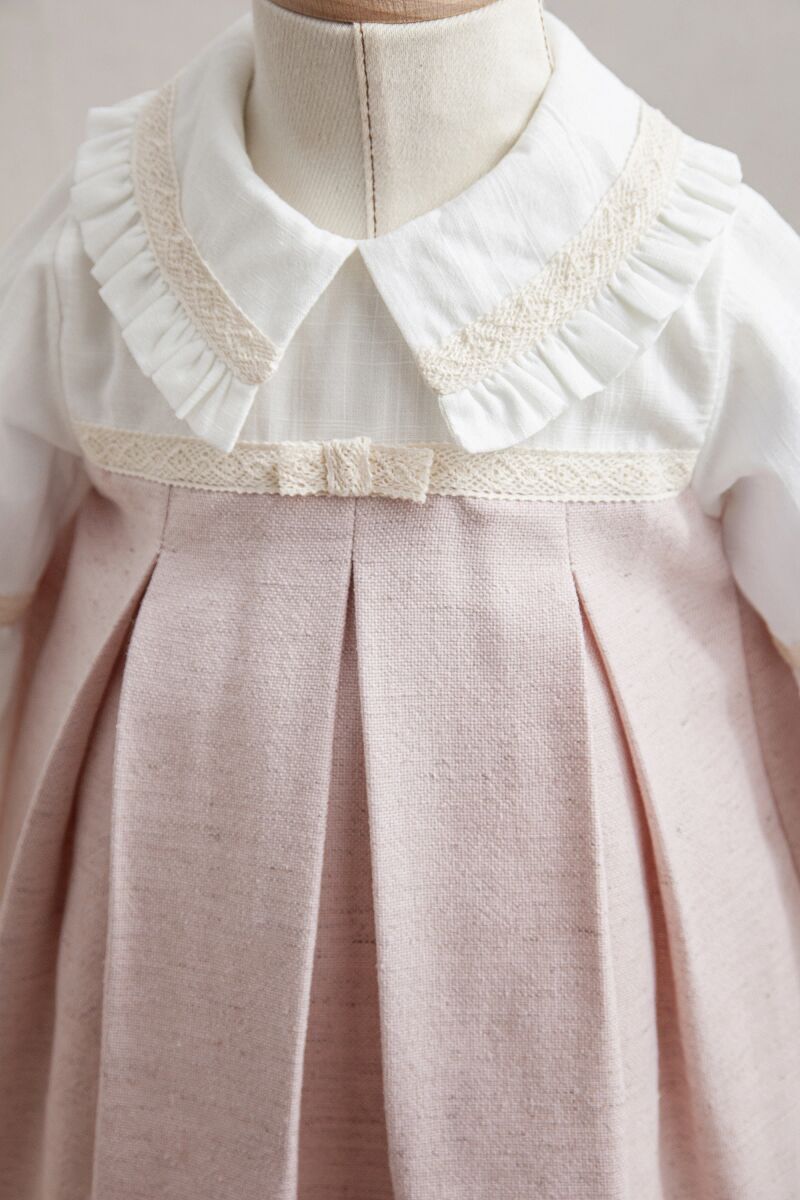 Tongs Baby Bebek Elbi̇se 3919 Pudra