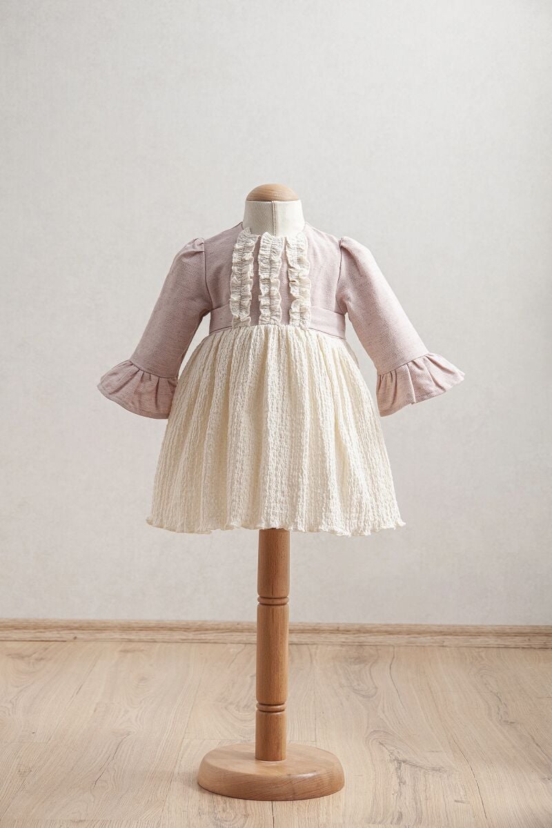 Tongs Baby Bebek Elbi̇se 3922 Pudra