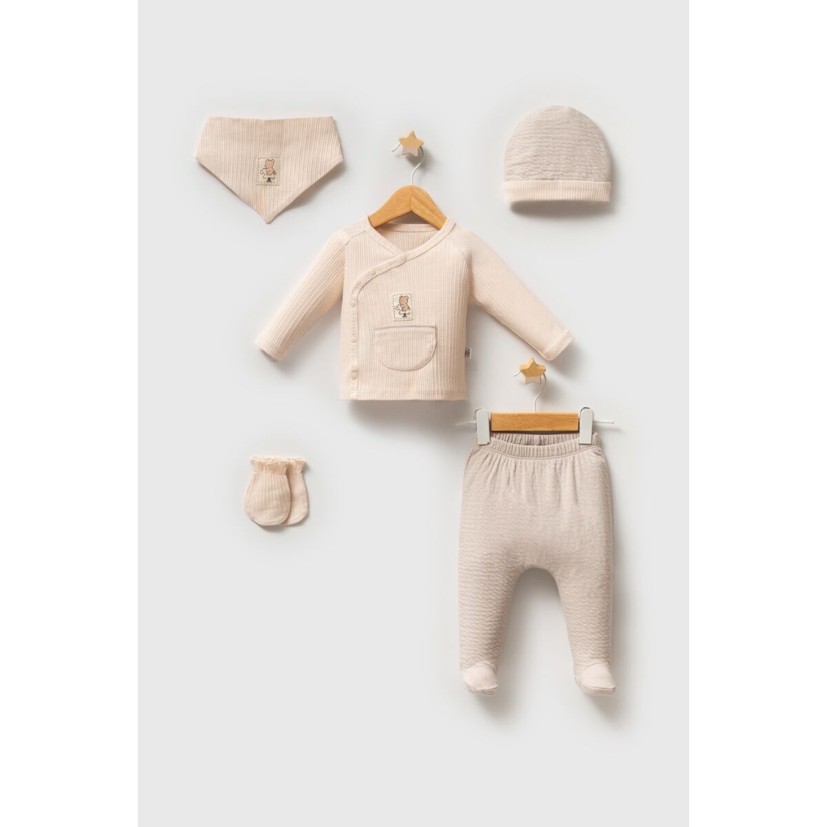 Tongs Baby Dai̇ly Elegance Zıbın Takımı 5652 Gri̇