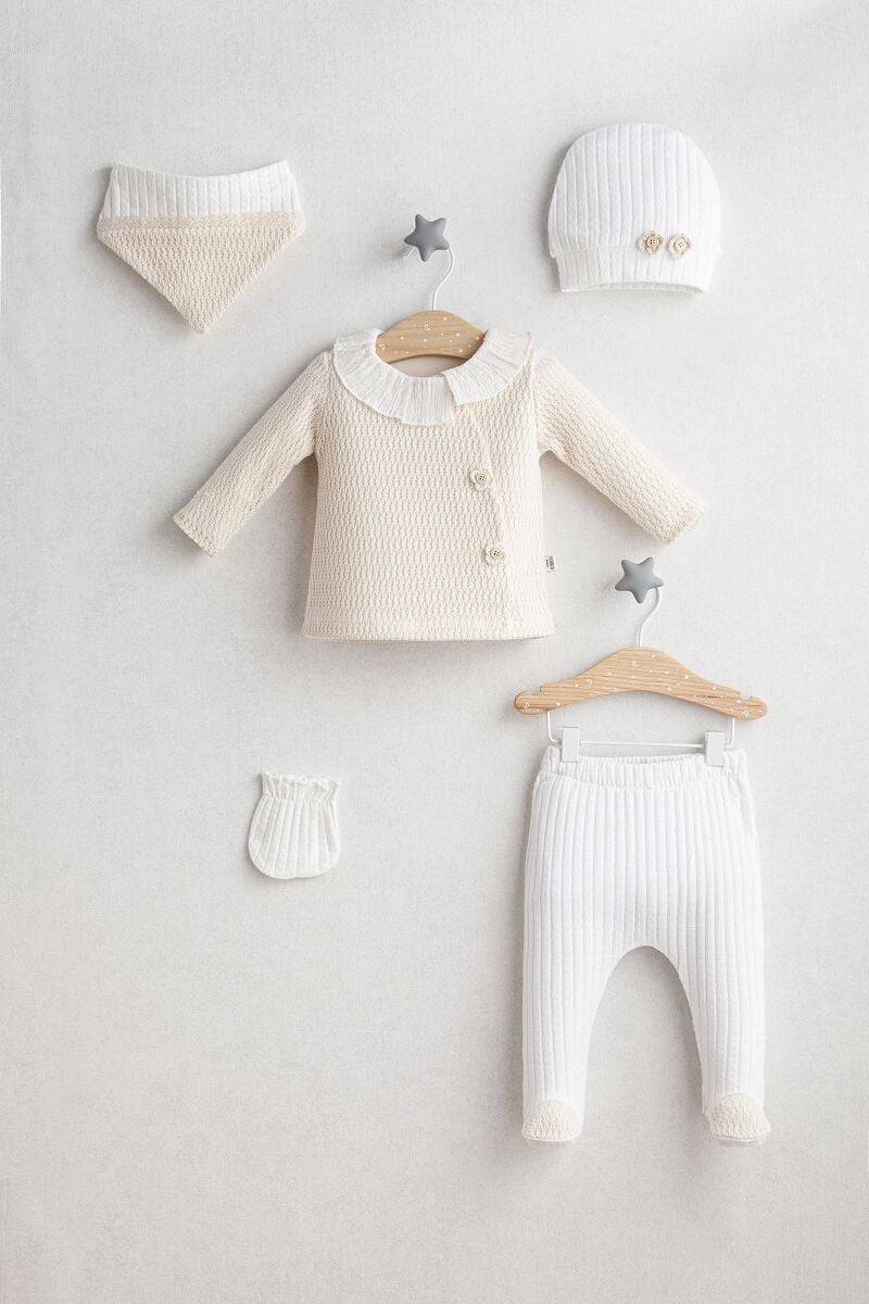 Tongs Baby Dai̇sy Dream 5 Li̇ Zıbın Set 5464 Ekru